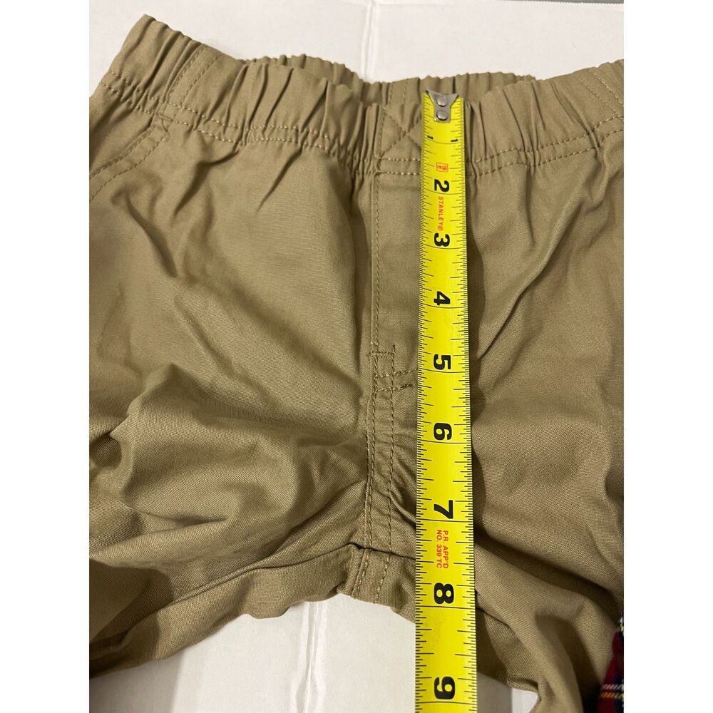 Carter's Boys 4T Plaid Button Down Shirt & Khaki Pants 2-Piece Outfit (908)